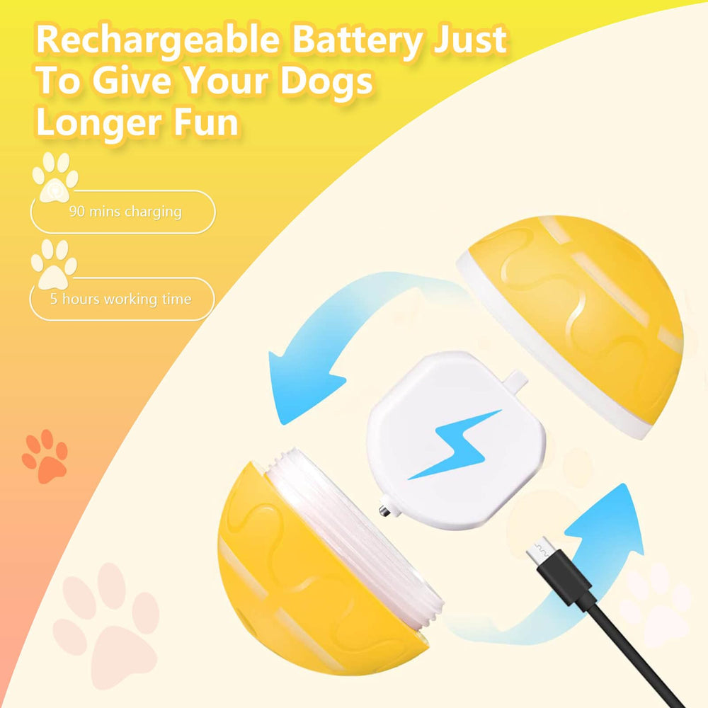 Hanipuppy USB charging port for easy recharge and quick setup.