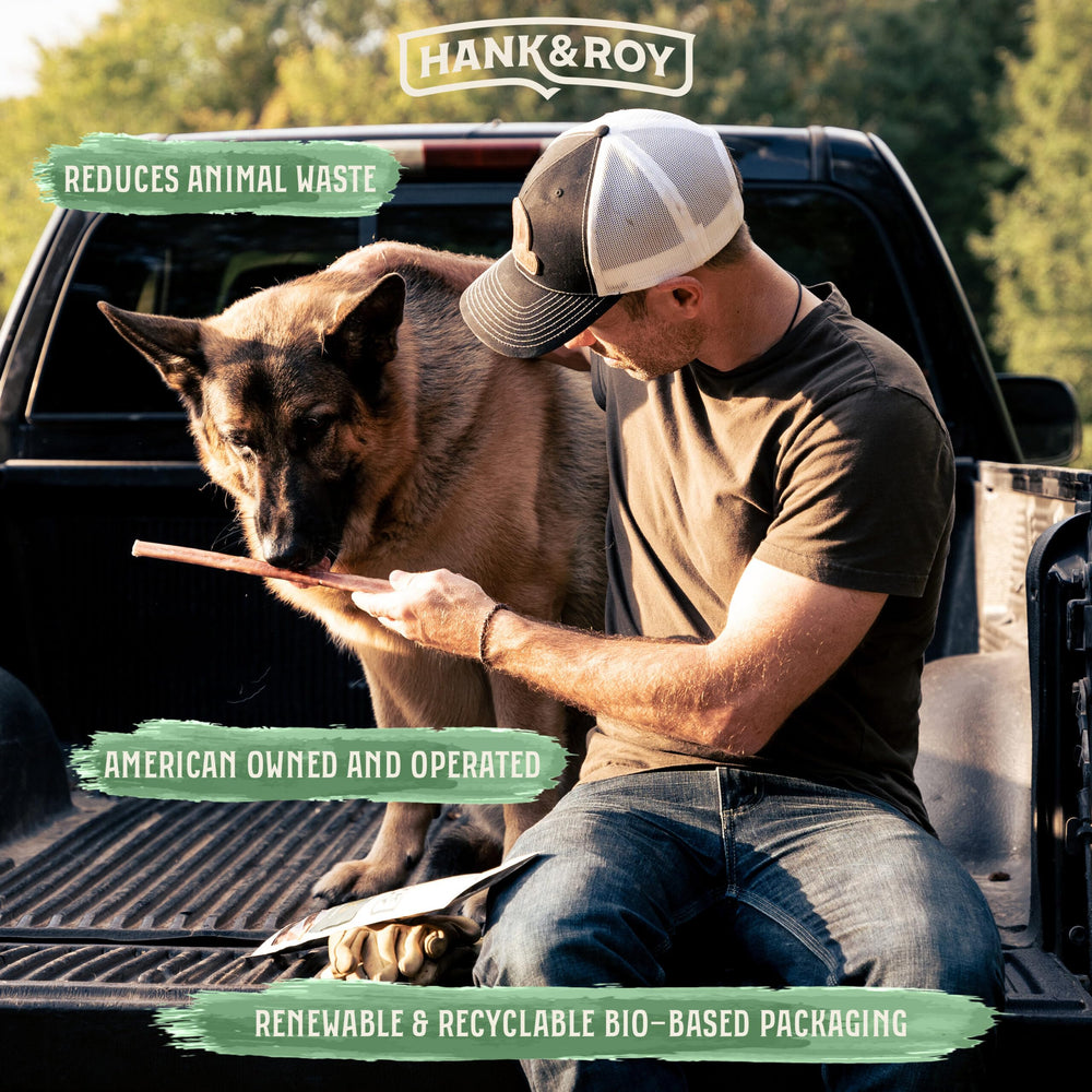 Hank and Roy bully sticks american-owned brazil sourcing highlight care