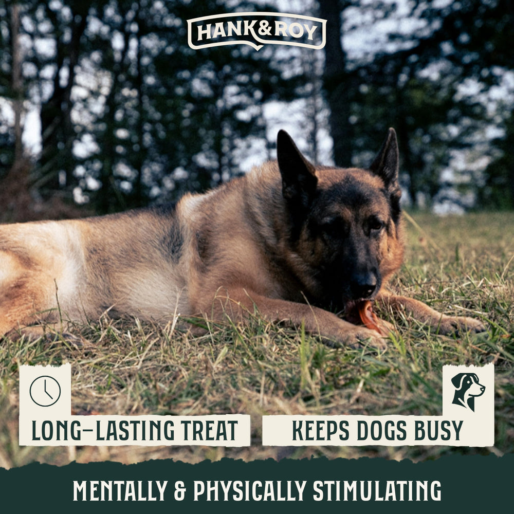 Hank and Roy pig ears odor-control packaging helps reduce odor during storage.
