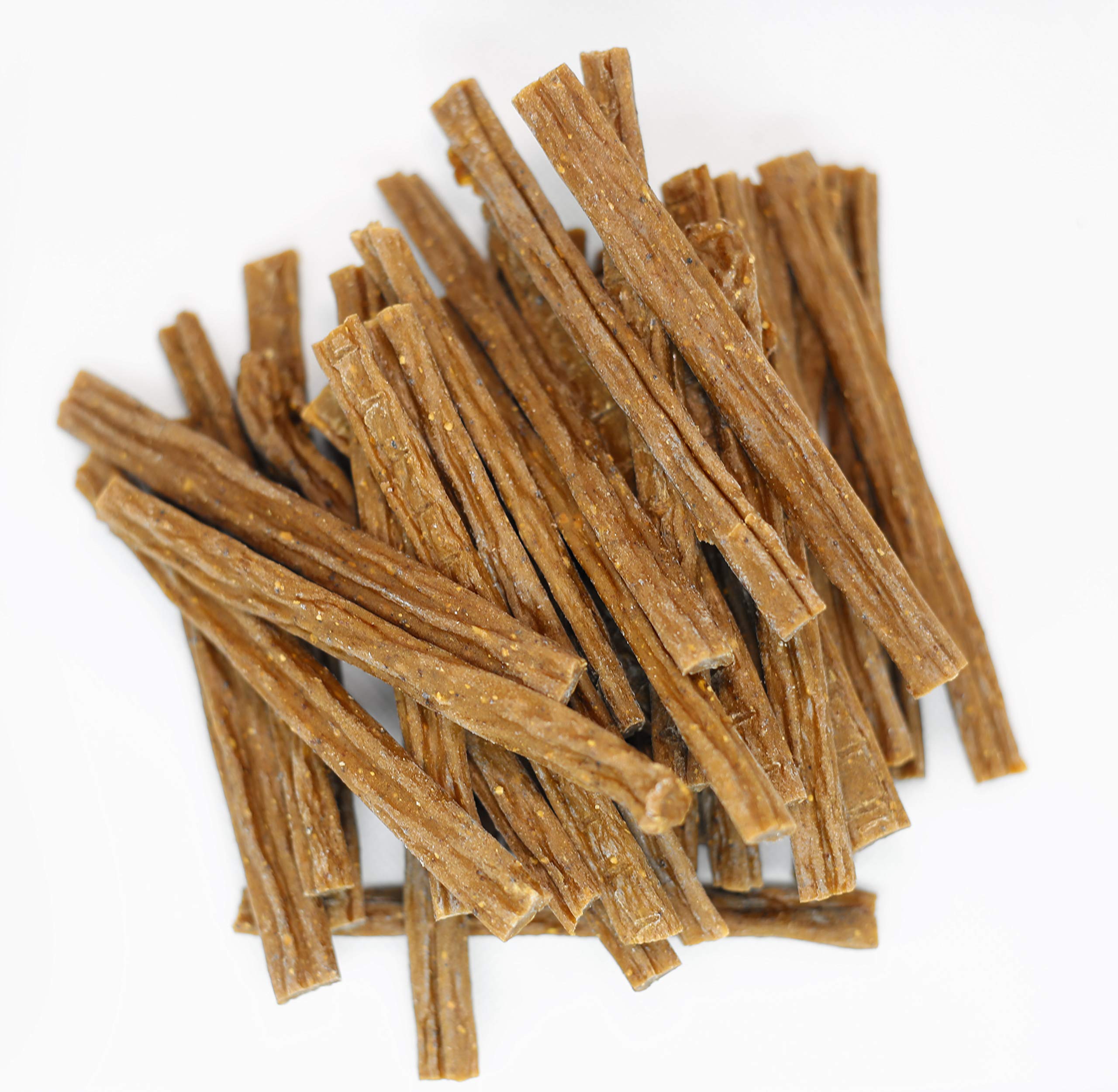 Hank & Harley chicken jerky sticks USA made label highlights safe sourcing
