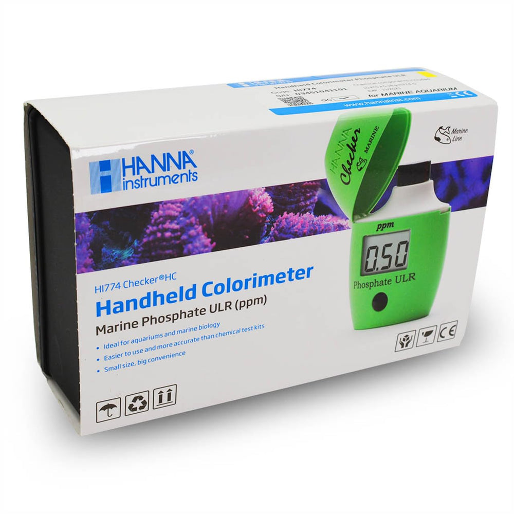 Hanna HI764 display reading demonstrates quick nitrite results for aquarium maintenance.