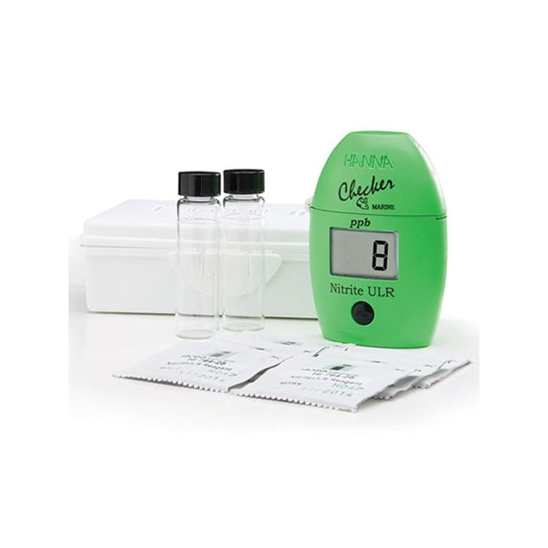 Hanna HI764 in-use in a saltwater aquarium for reliable water quality checks.