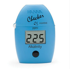 Hanna HI755 alkalinity display provides clear reef-ready readings.
