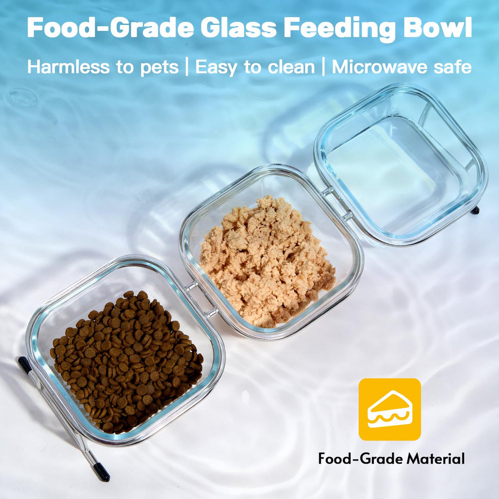 Hannadepot anti-slip feet keep bowls steady during mealtime.