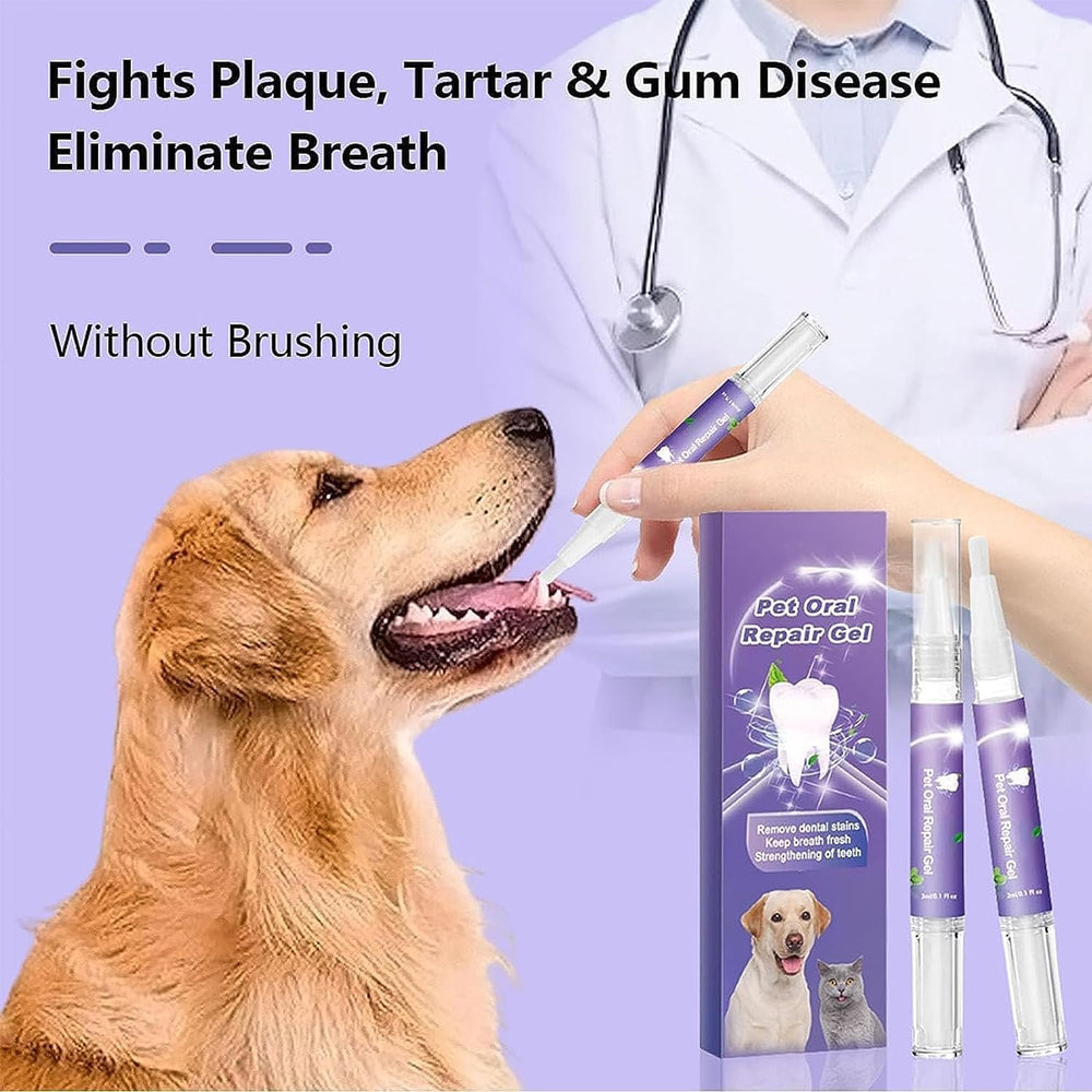 Hannahcos pet oral repair gel highlighting tartar removal potential
