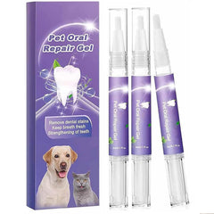 Hannahcos pet oral repair gel tube front showing branding and compact design for easy use