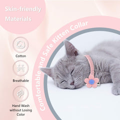 HANSHILAI cat collar bell detail helps locate your cat and wards off birds