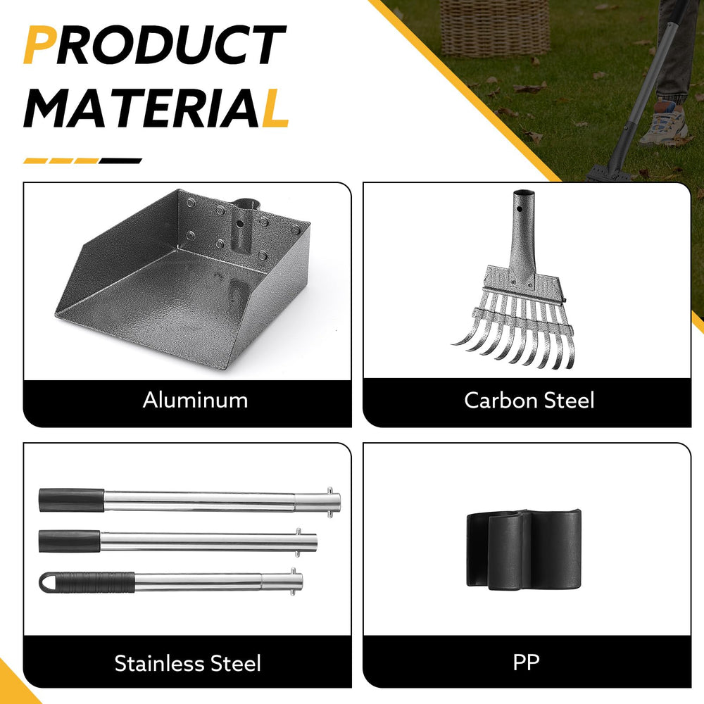 HANTOP adjustable-handle-length shows height customization for comfort