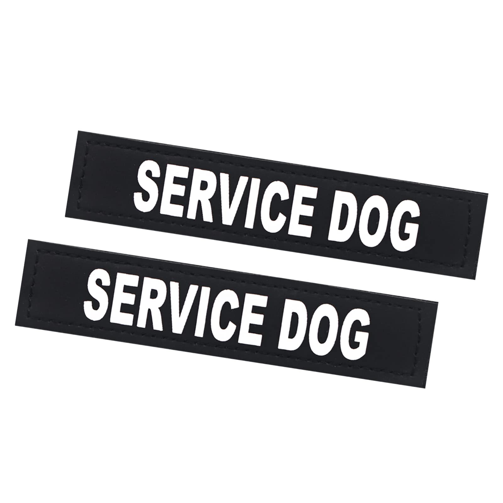 HANWER 2Pack Service Dog Patch front view on vest enhances visibility and recognition.