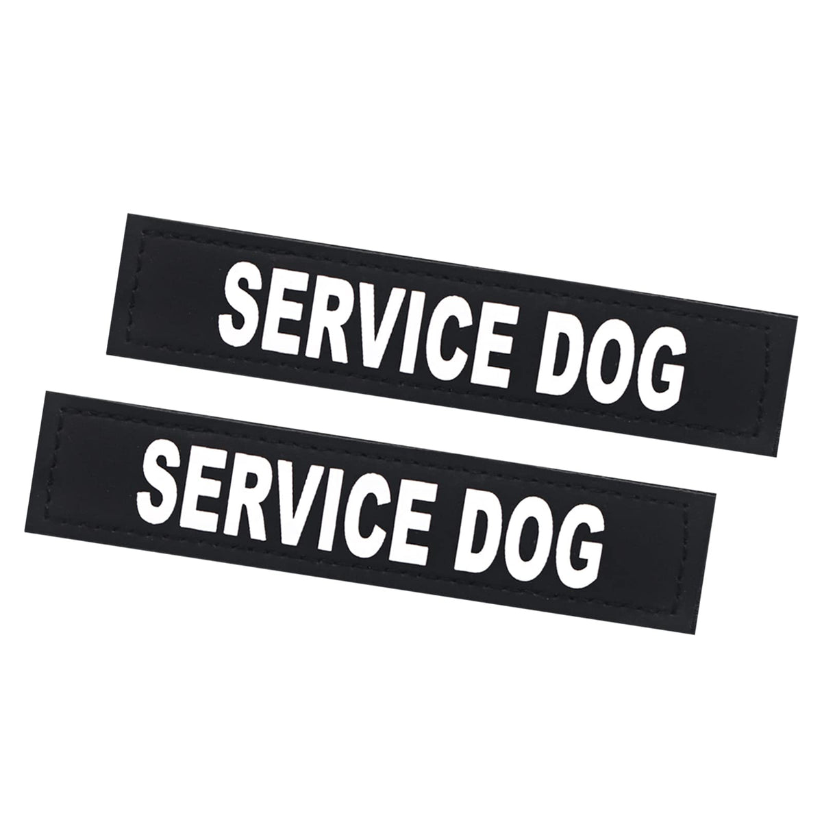 HANWER 2Pack Service Dog Patch front view on vest enhances visibility and recognition.