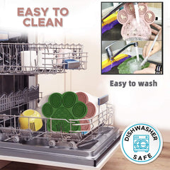 HANZOTO lick mat food-grade silicone detail highlights safe materials