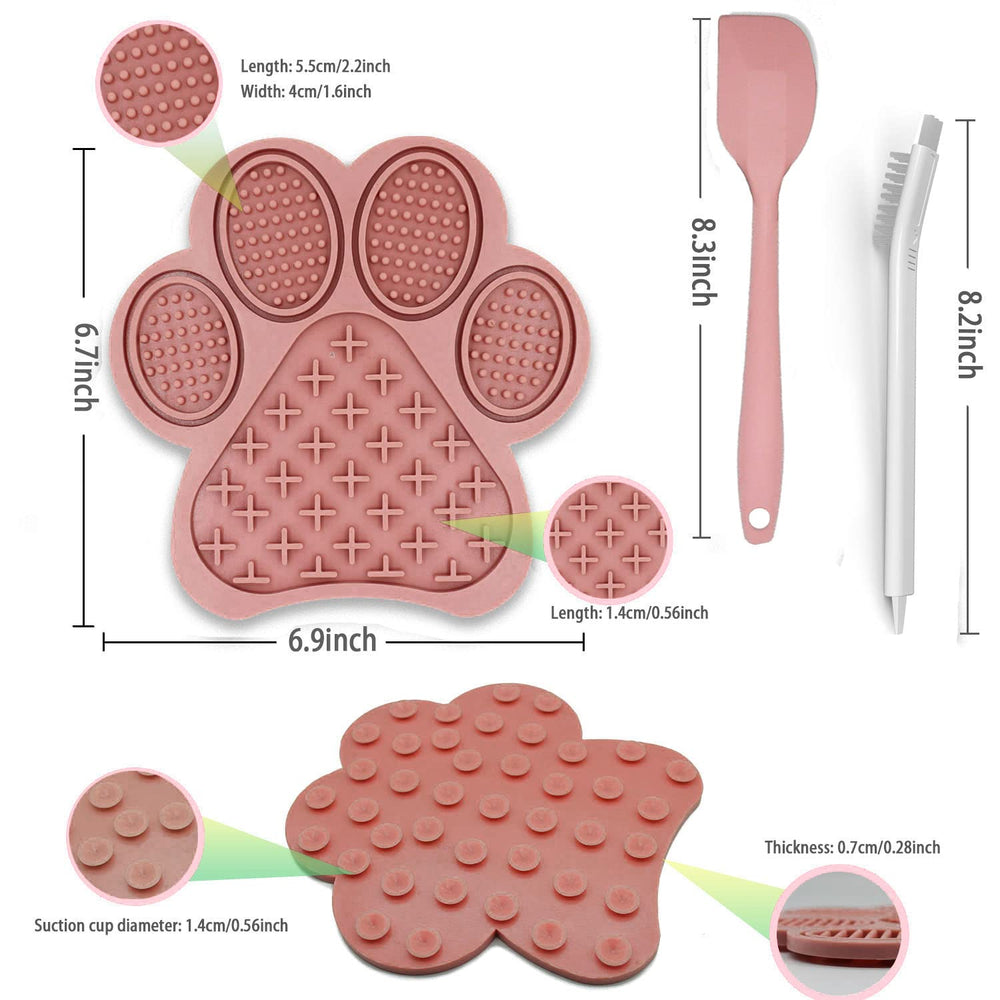 HANZOTO lick mat freezer-safe design keeps treats cold for play