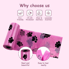 HaoDeng lavender scented bags 9x13 inches for walks