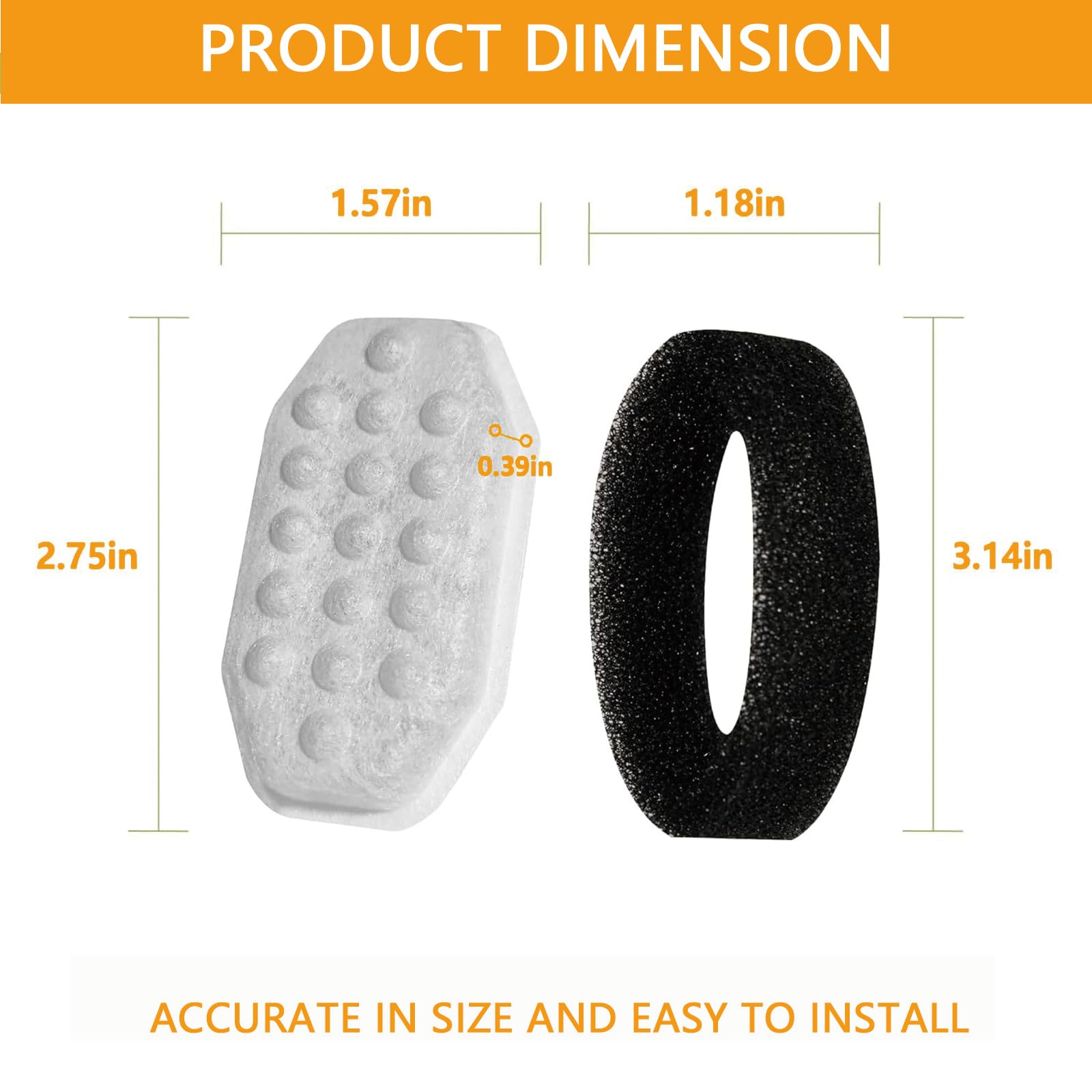 Haodlay 3.2L stainless steel cat fountain compatible with these filters