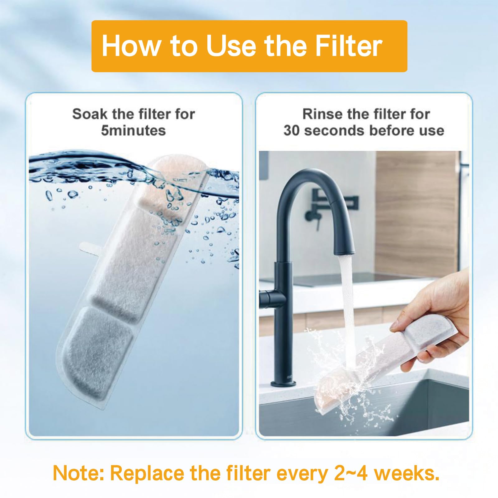 Cat drinking water clean with Haodlay filters