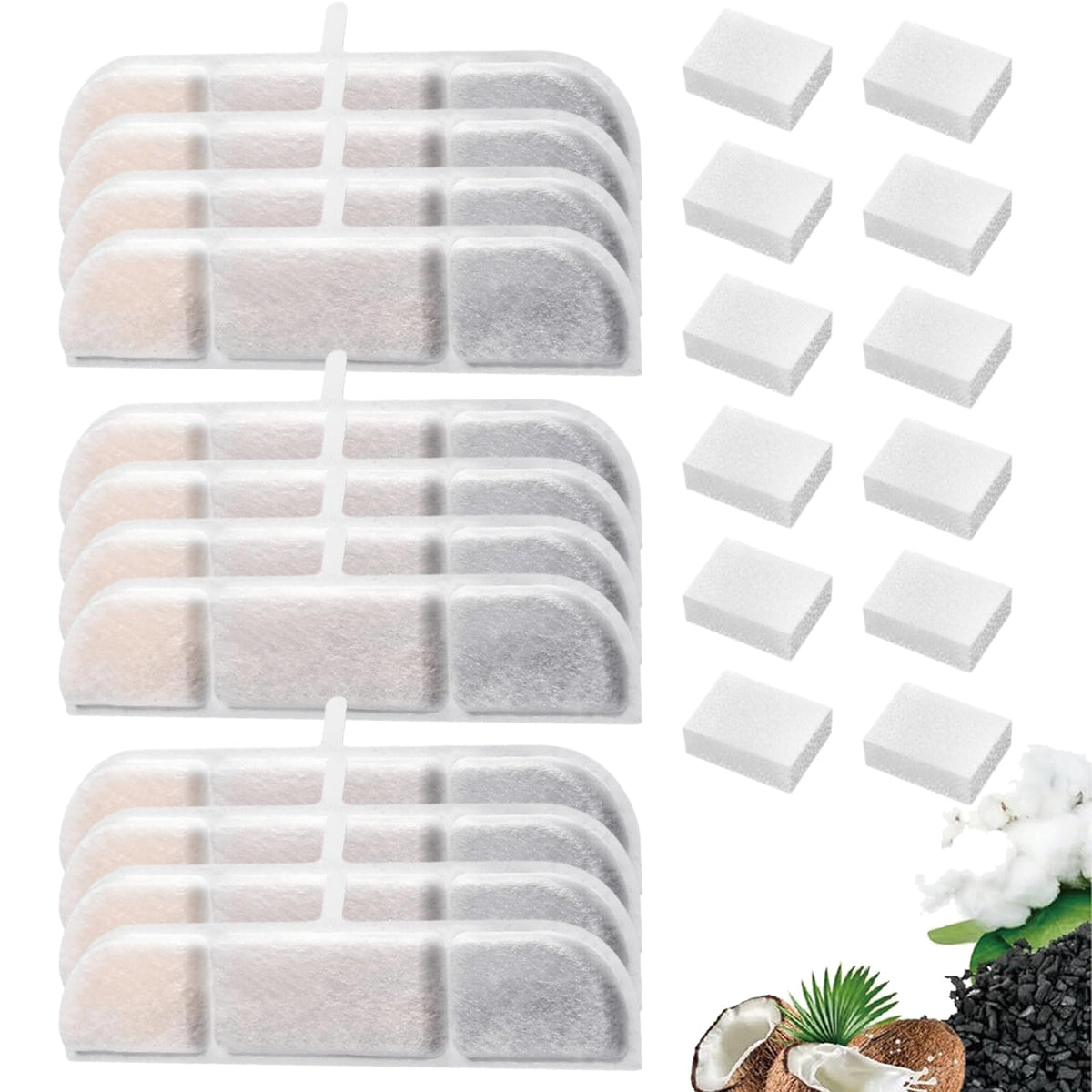 Haodlay DownyPaws 12-pack filters for easy replacement and fresh water