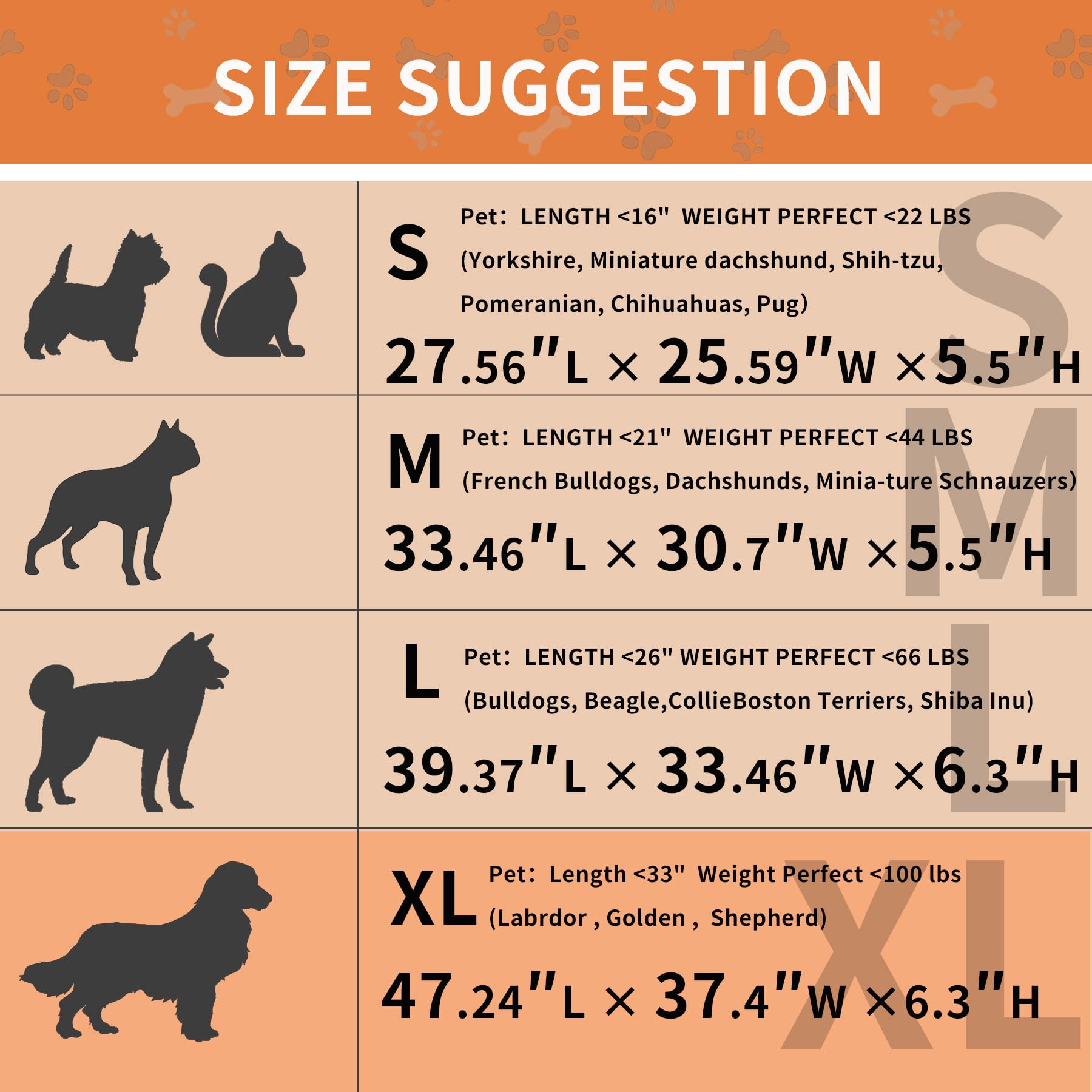 HAOMAIJIA dog couch bed large XL size fits big dogs or multiple pets.