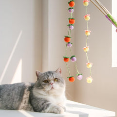 Haourlife cat wand toy bell jingles for engaging interactive play