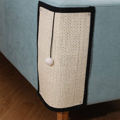 haozaikeji cat scratcher mat with sisal surface for satisfying scratching and stress relief