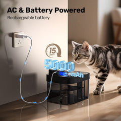 HAPAW 101oz/3L tank capacity supports longer intervals between refills.