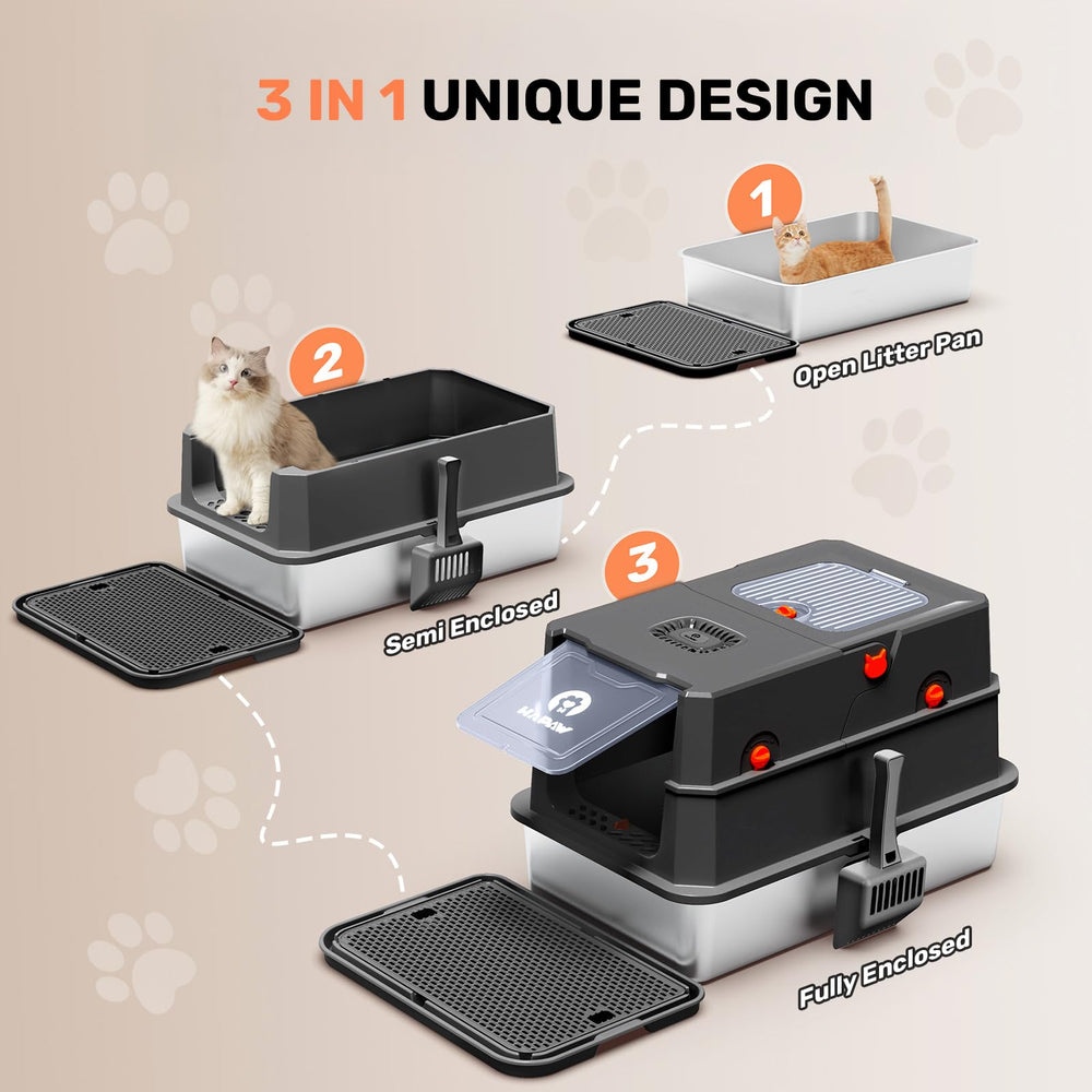 HAPAW anti-leakage enclosure with carbon odor neutralization during use.