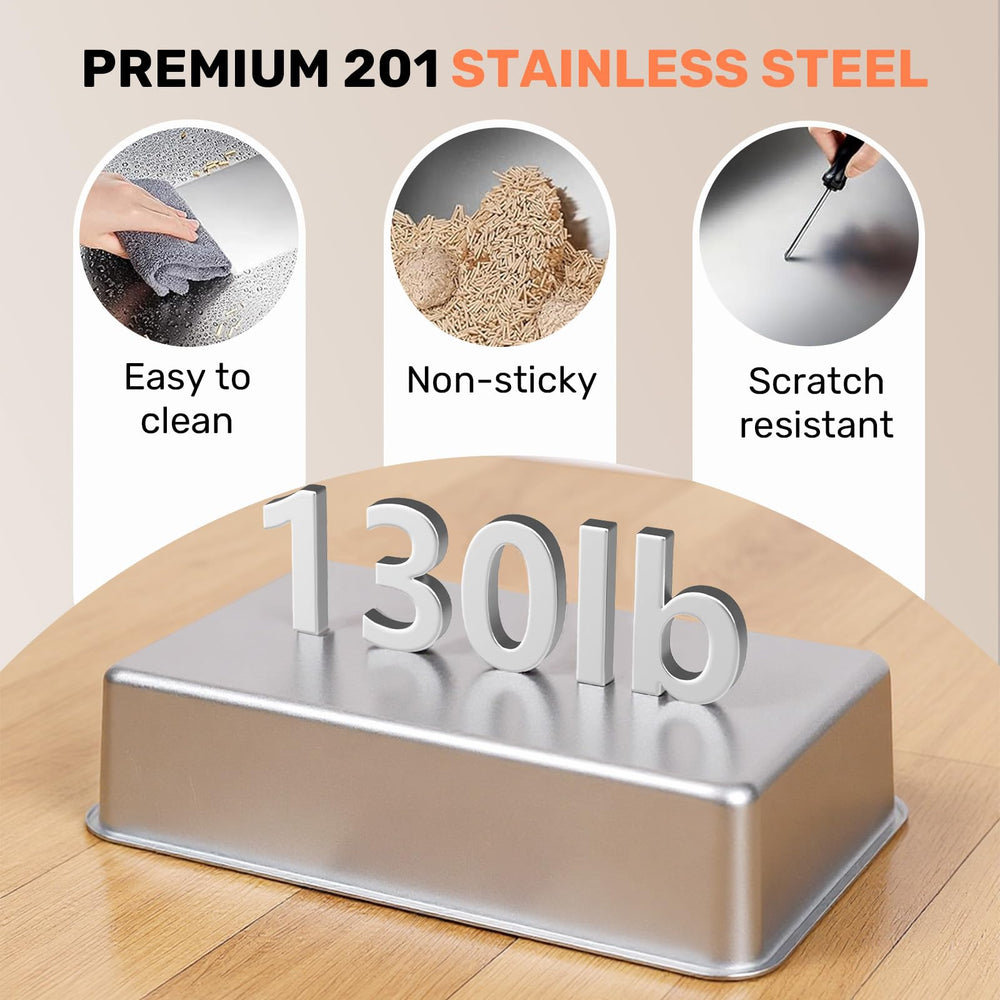 HAPAW 22.9 by 14.6 inches size fits multiple cats comfortably.