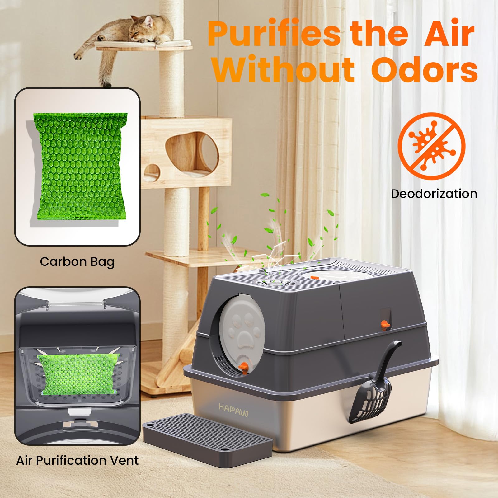 HAPAW dual-entry design supports different cat habits and routes