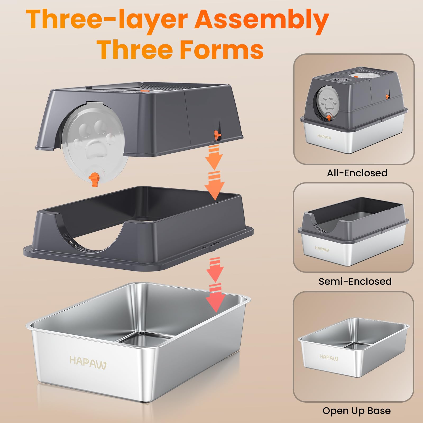 HAPAW vent with carbon odor bag keeps space fresher