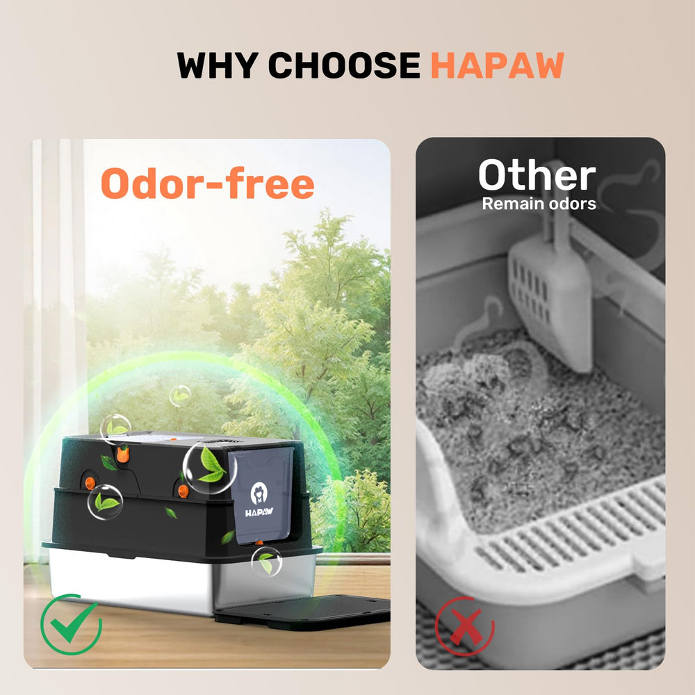 HAPAW top-entry mode supports jumping-friendly access and cleaning convenience.