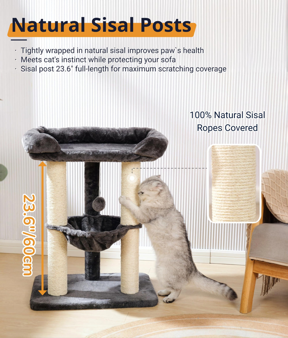 Happi N Pets 3-tier color options complement home décor while entertaining cats