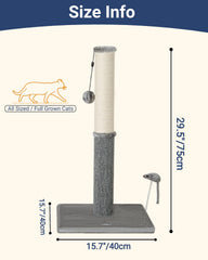 Happi N Pets carpet side offers a softer scratch option for indoor cats