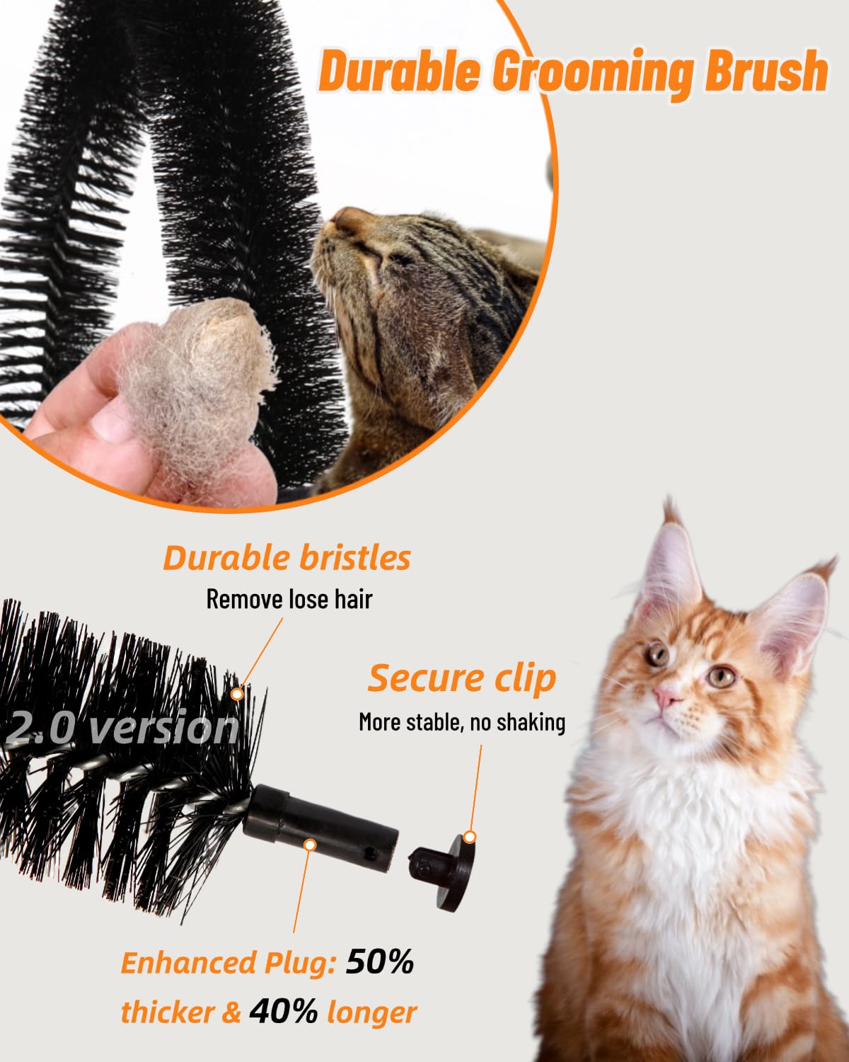 Happi N Pets rubbing post with secure base for stability