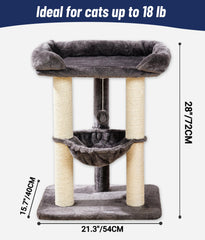 Happi N Pets sisal scratch posts satisfy scratching needs and protect furniture