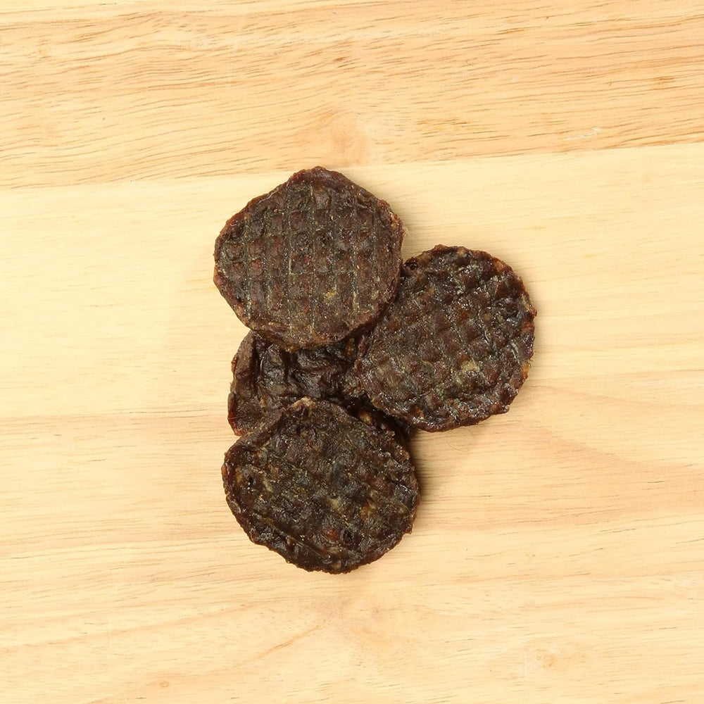 Happy Howie's USA-made beef patties from Detroit factory for trusted quality.