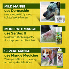 Happy Jack Dermacide Ointment on dog's face-area demonstrates small-area effectiveness