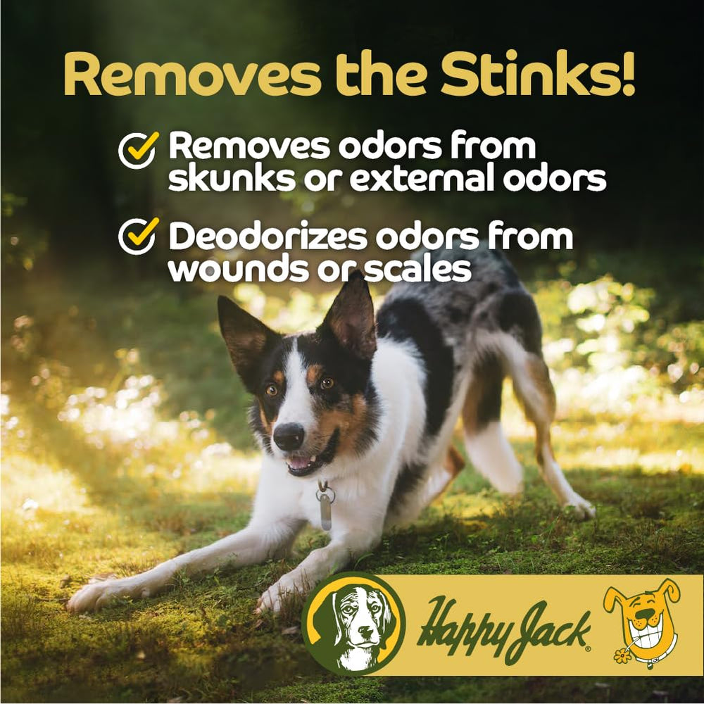 Happy Jack Itch No More shampoo lather close-up with rich suds for cleansing.