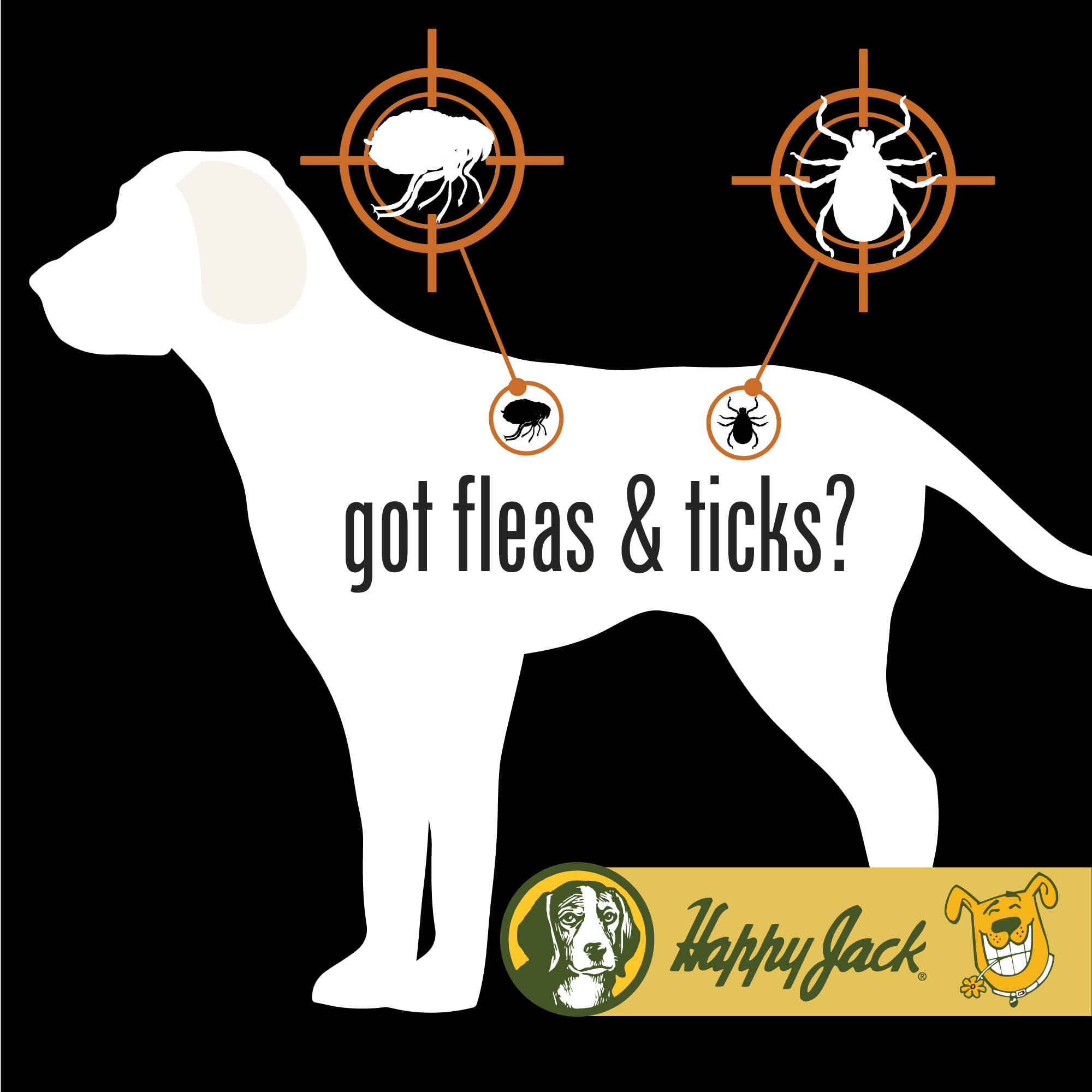 Happy Jack Paracide Champú hecho en Estados Unidos