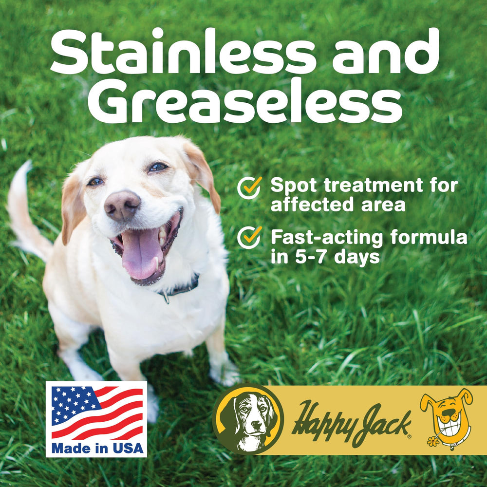 Happy Jack Sardex targets mange mites with a fast-acting spray