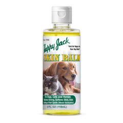 Happy Jack Skin Balm 4oz bottle for itchy skin relief in pets.