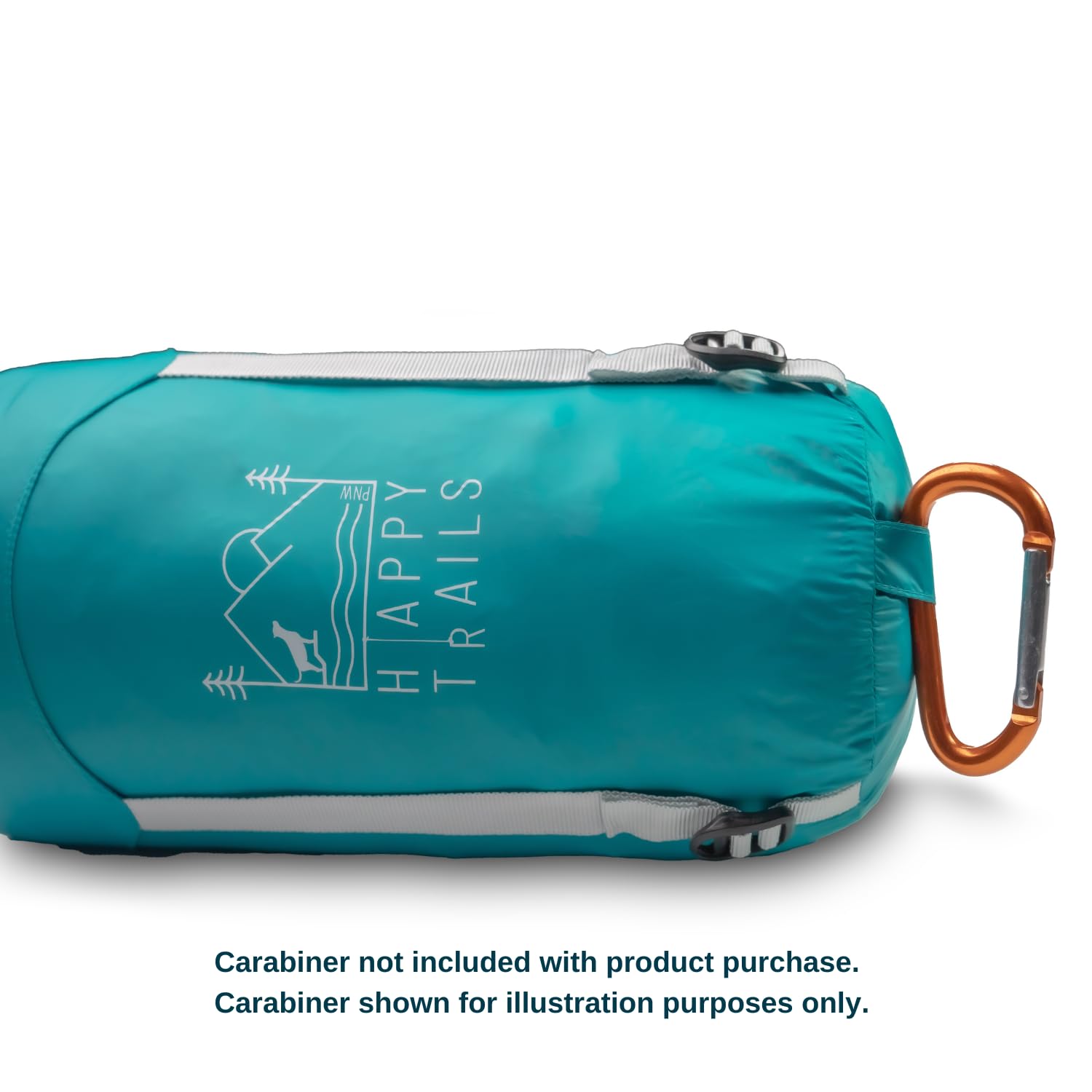 Saco Happy Trails PNW puede usarse como cama exterior para camping.