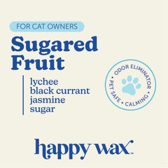 Happy Wax Pet Scents Mix sugared fruit cat pouch brightens cats space with joyful scent