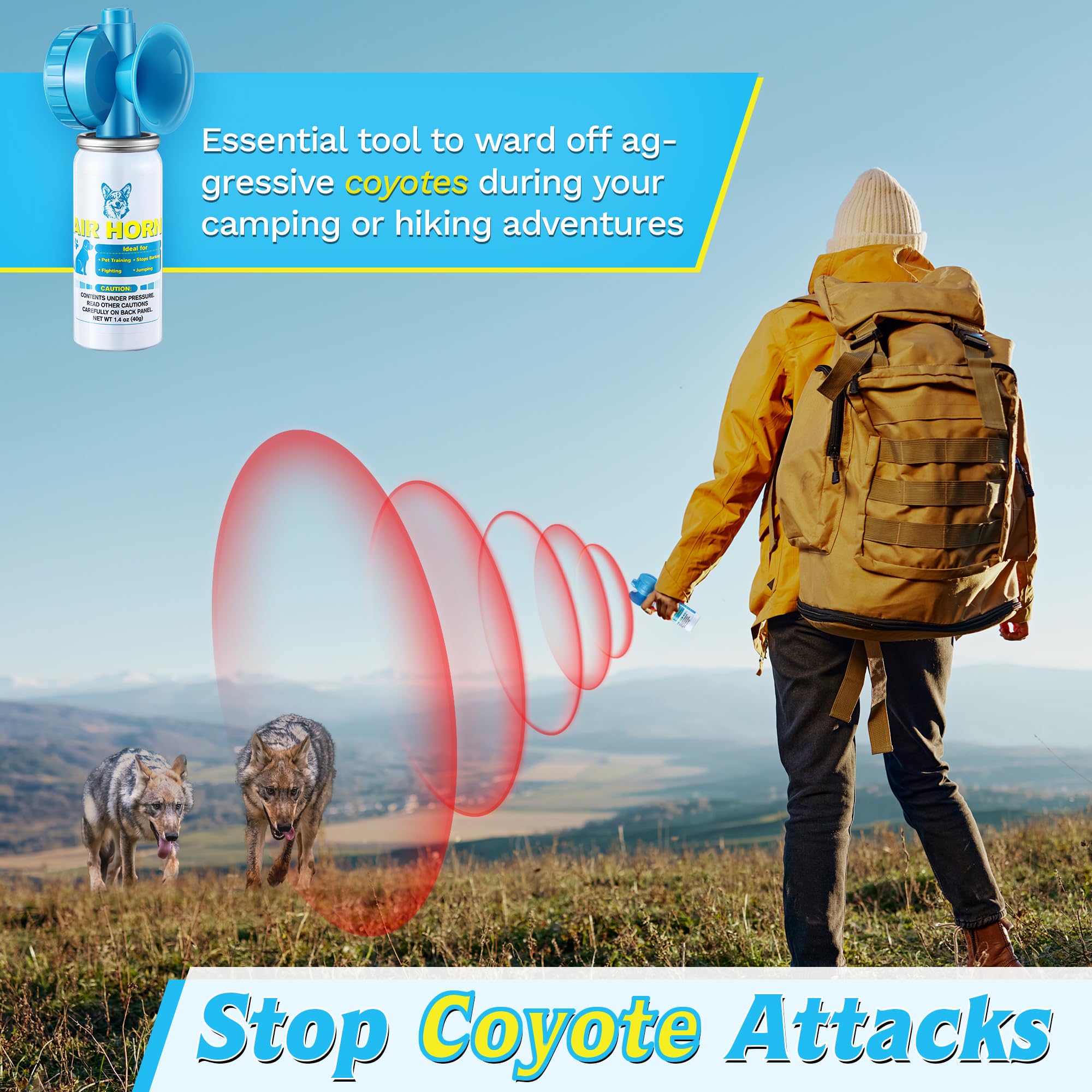 HappyAlley air horn-durable-casing-long-use highlights rugged build for repeated outdoor use.