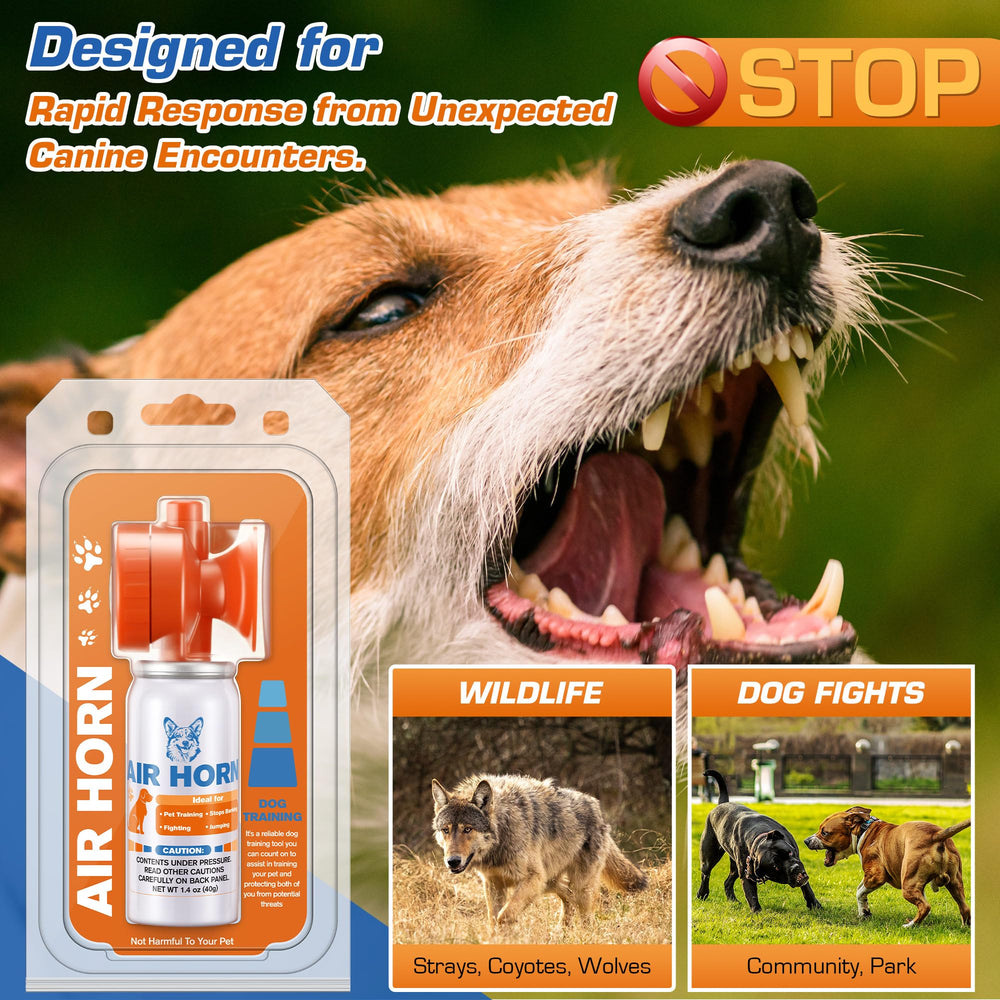 HappyAlley Air Horn easy-activation enables quick use during moments of need.