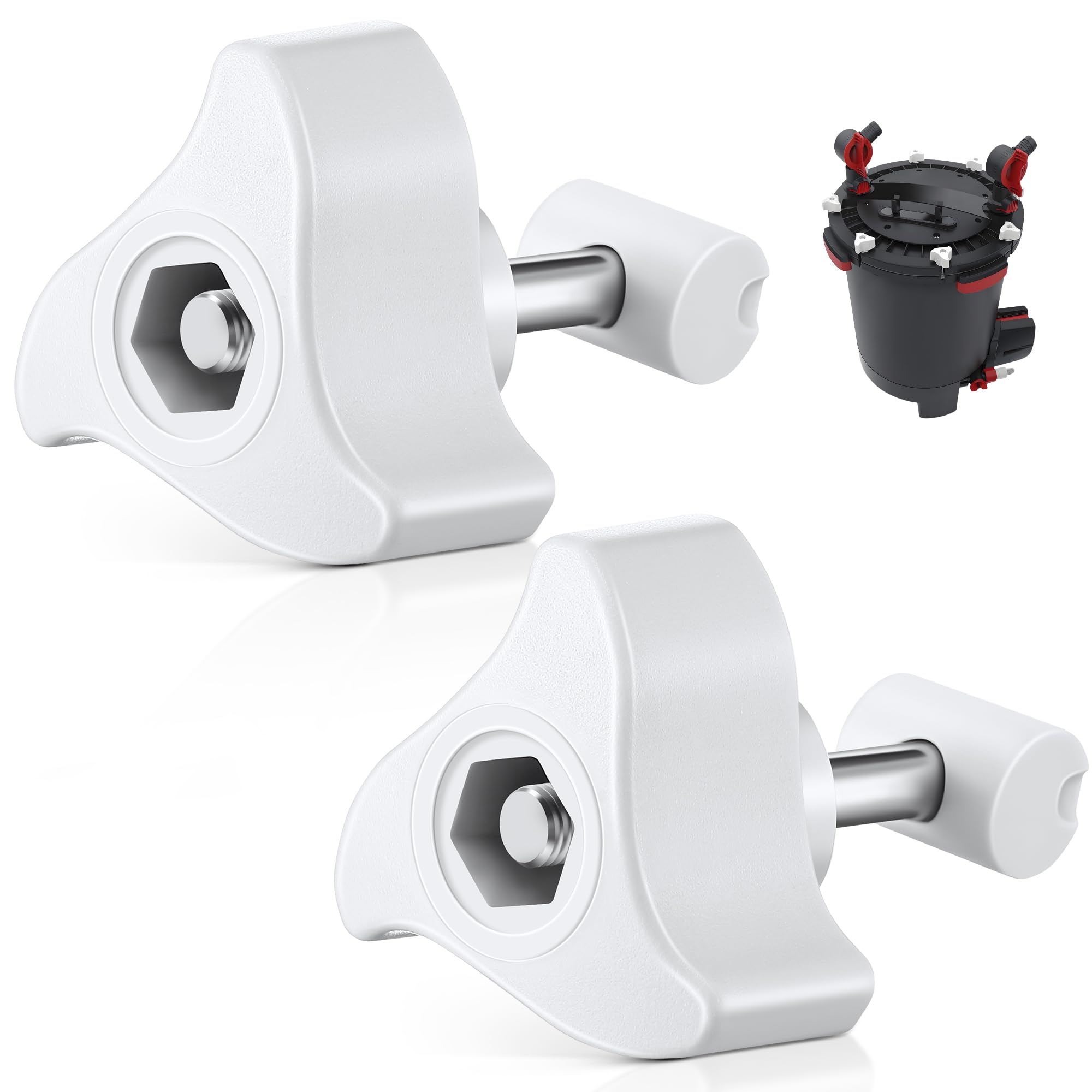 HappyAlley FX6 lid fastener closeup shows secure fit for leak prevention.