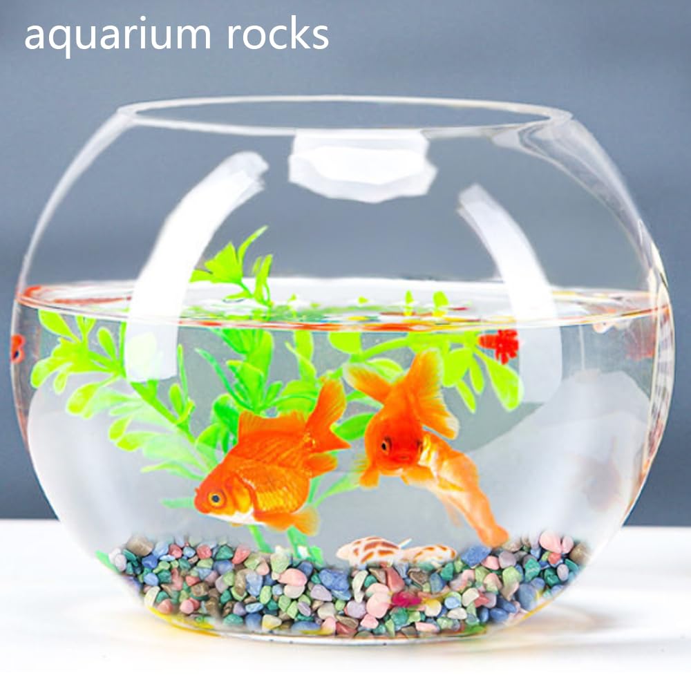 HappyFiller colored pea gravel packaging jar showcasing 0.88 lb contents.