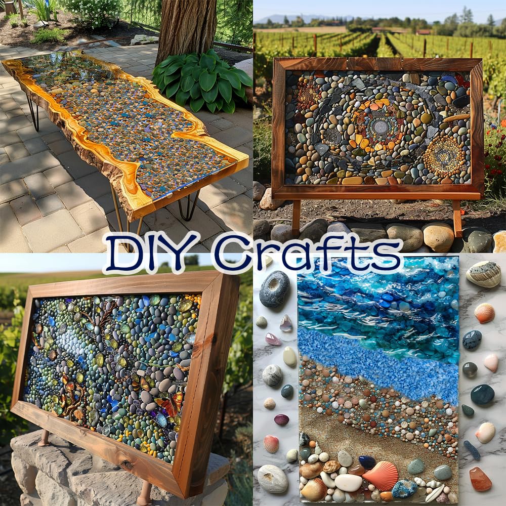 HappyFiller colored pea gravel terrarium topper creating lush, colorful landscapes.