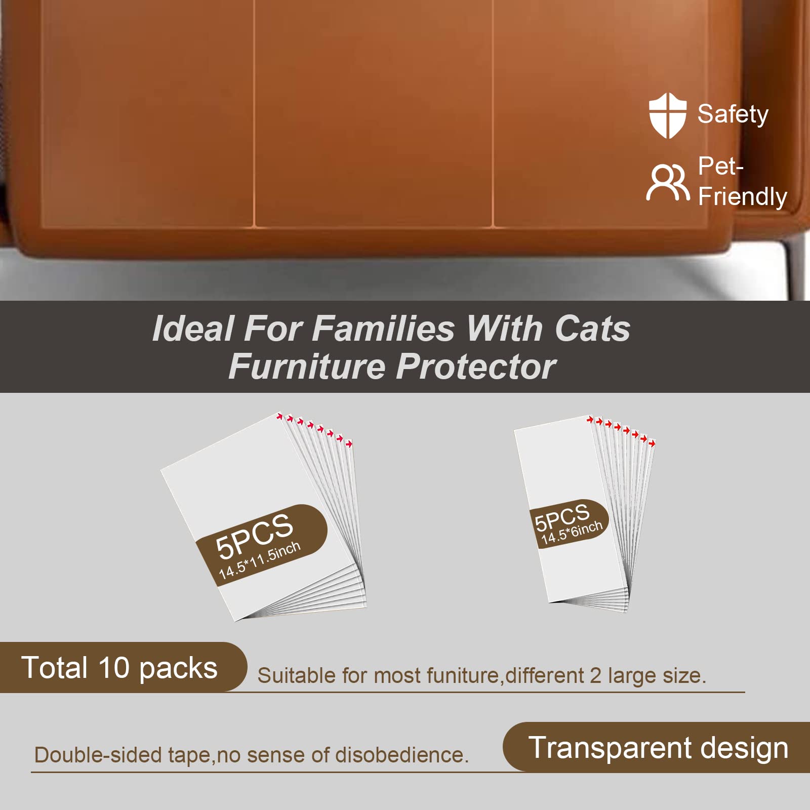 HappyFreeSX cat scratch tape on table legs protects wood from claw marks and wear.