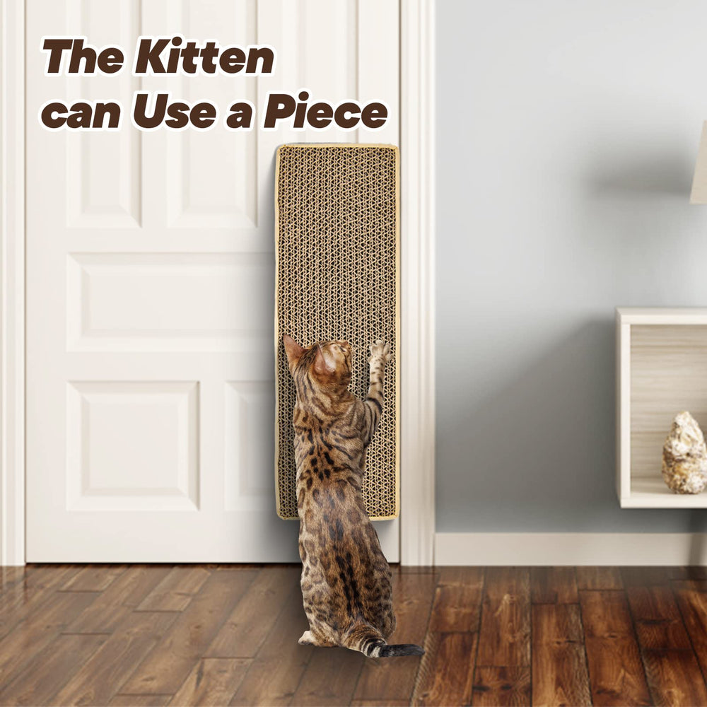 HappyFreeSX includes catnip and tape for quick setup and inviting scratch sessions.