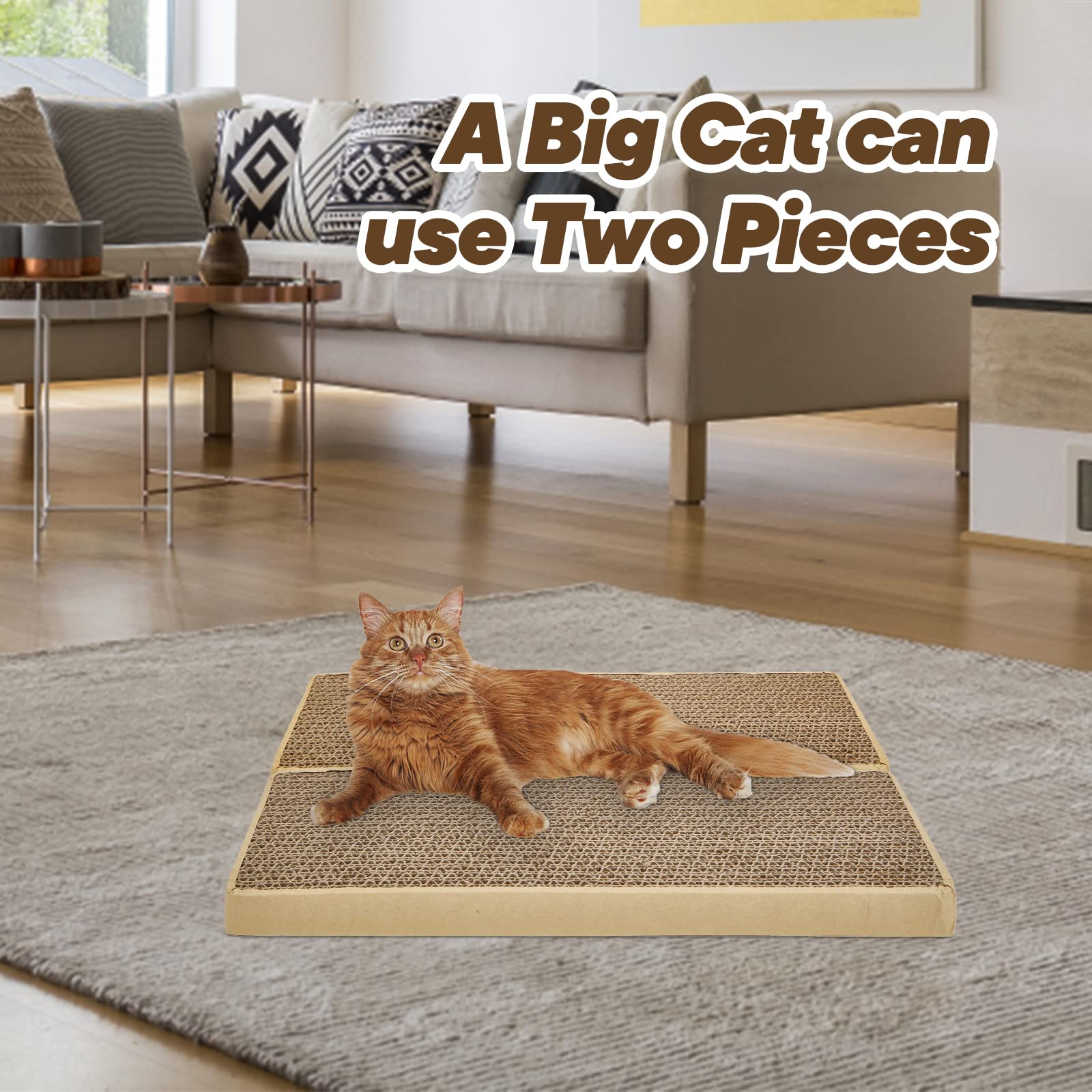 HappyFreeSX durable high-density cardboard with dual surfaces for longer use.