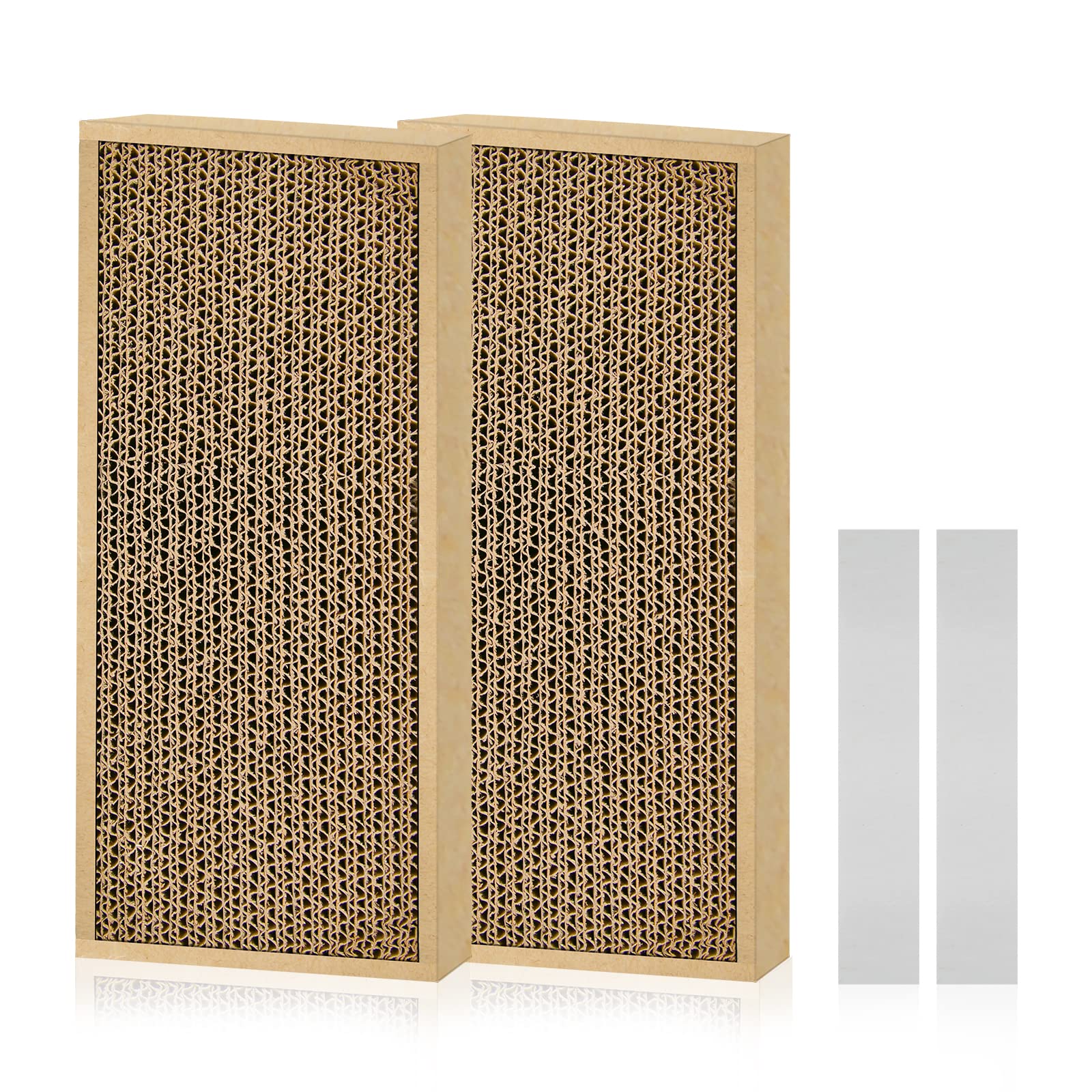 HappyFreeSX splicing cat scratch pad assembled provides two-surface scratching for cats.